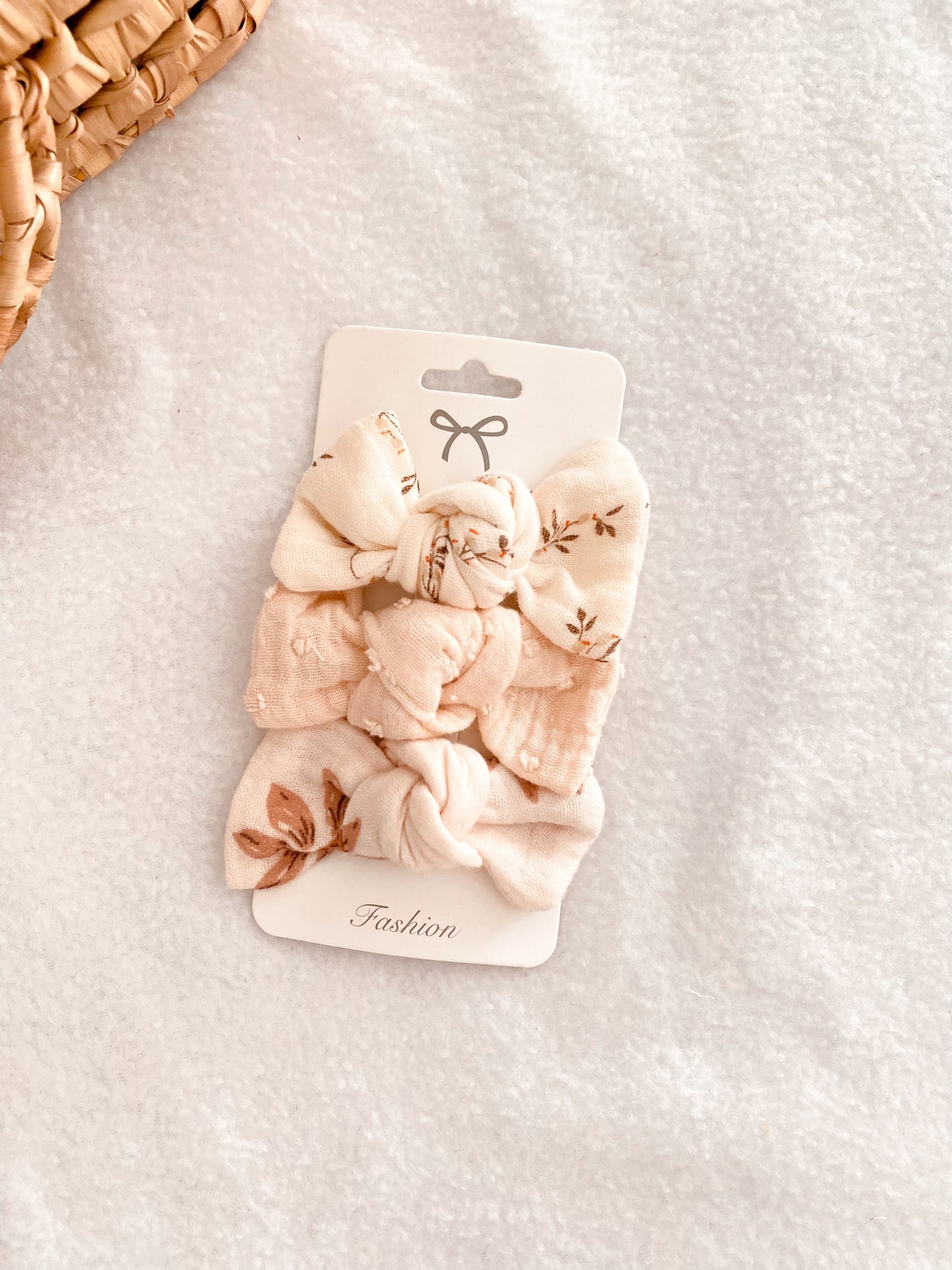 Trio barrettes tournesol