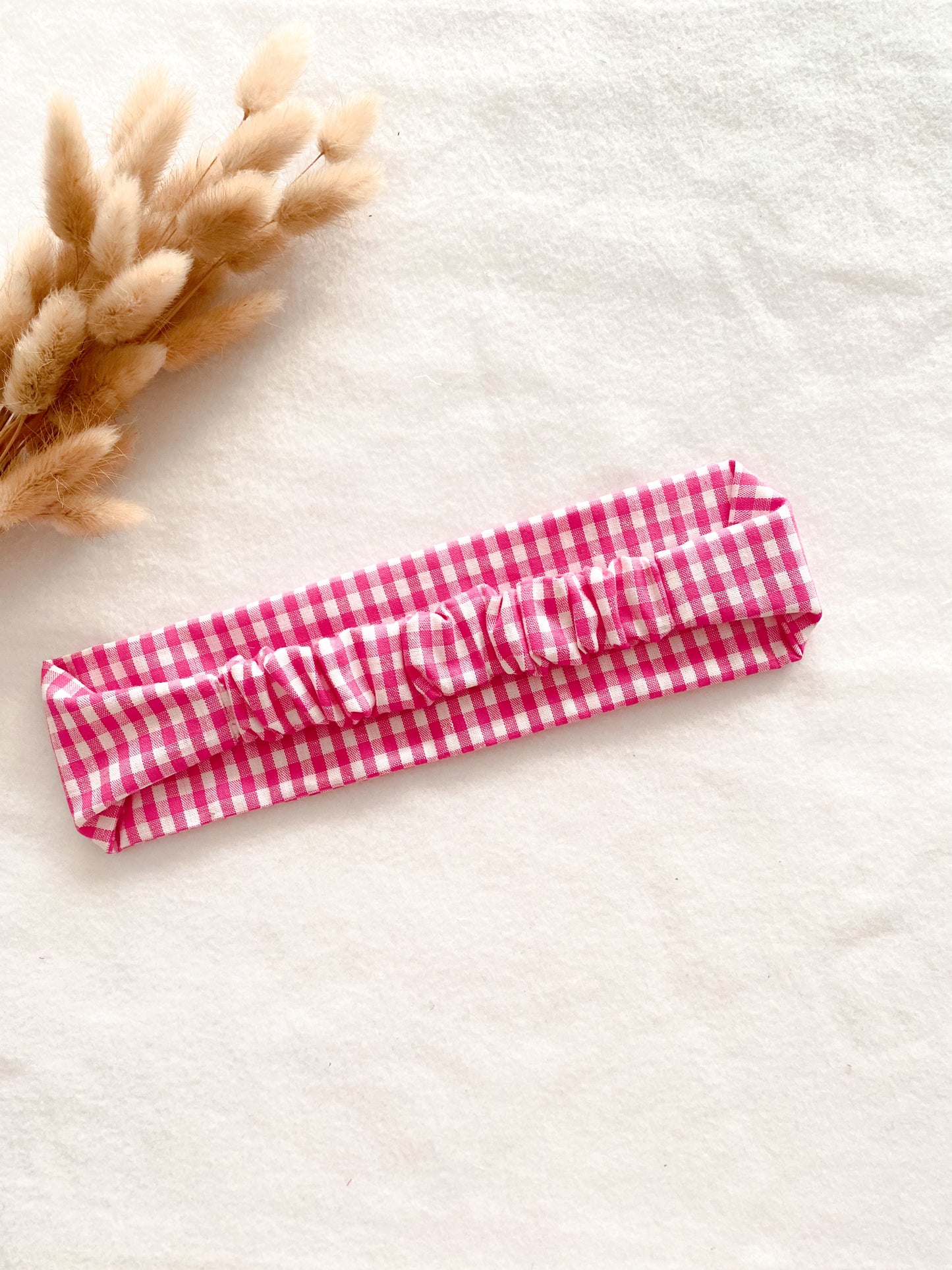 Bandeau élastique femme vichy
