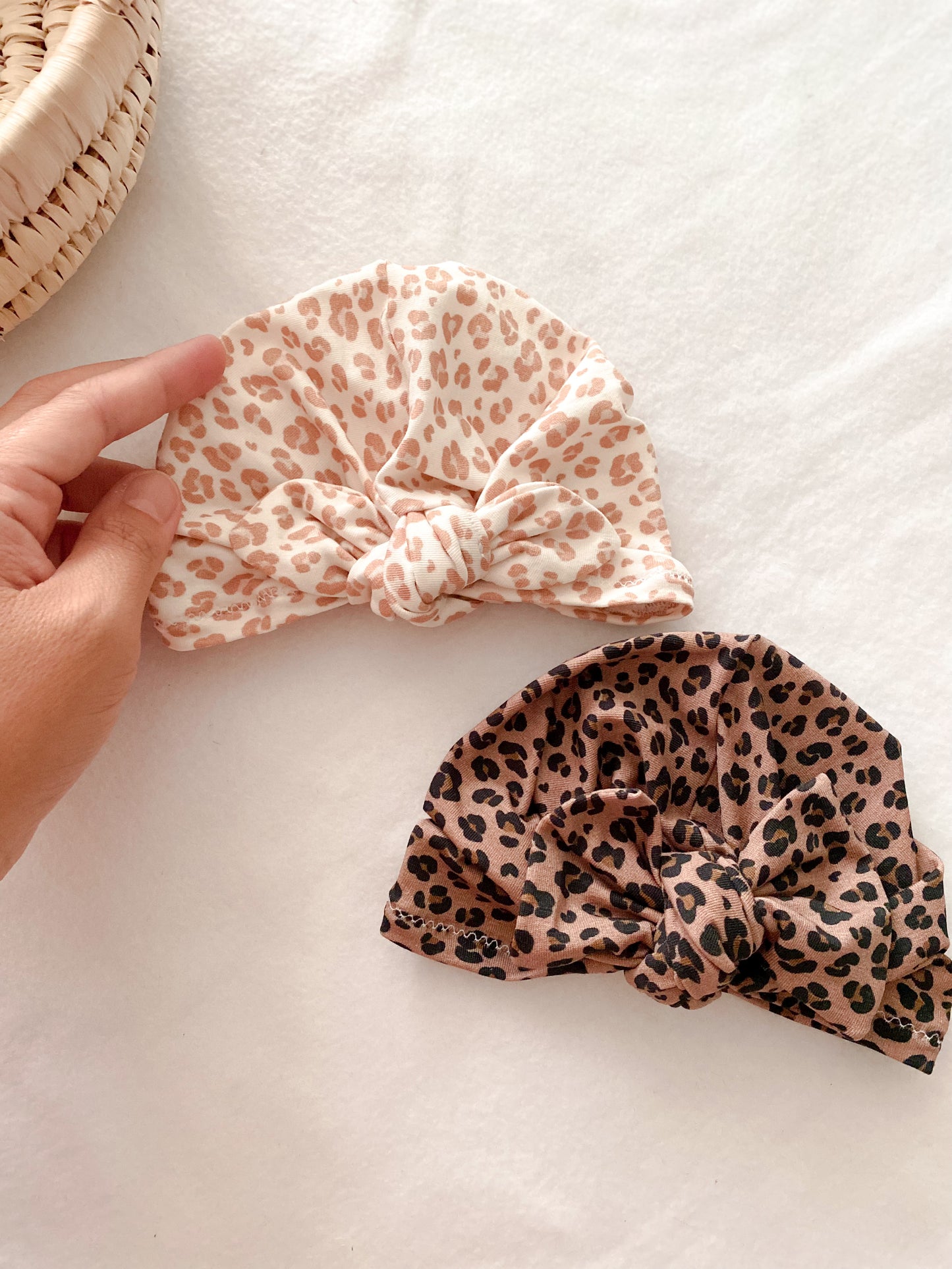 Turban bébé / enfant tissu a motifs