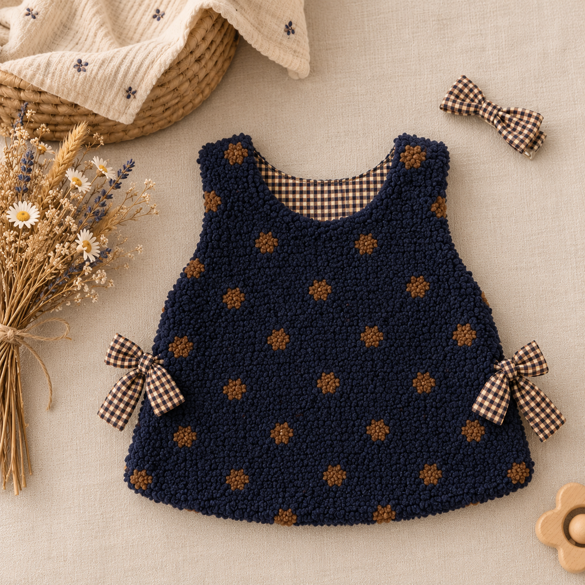 Plastron femme, pull sans manches à nouer | La Maison JS