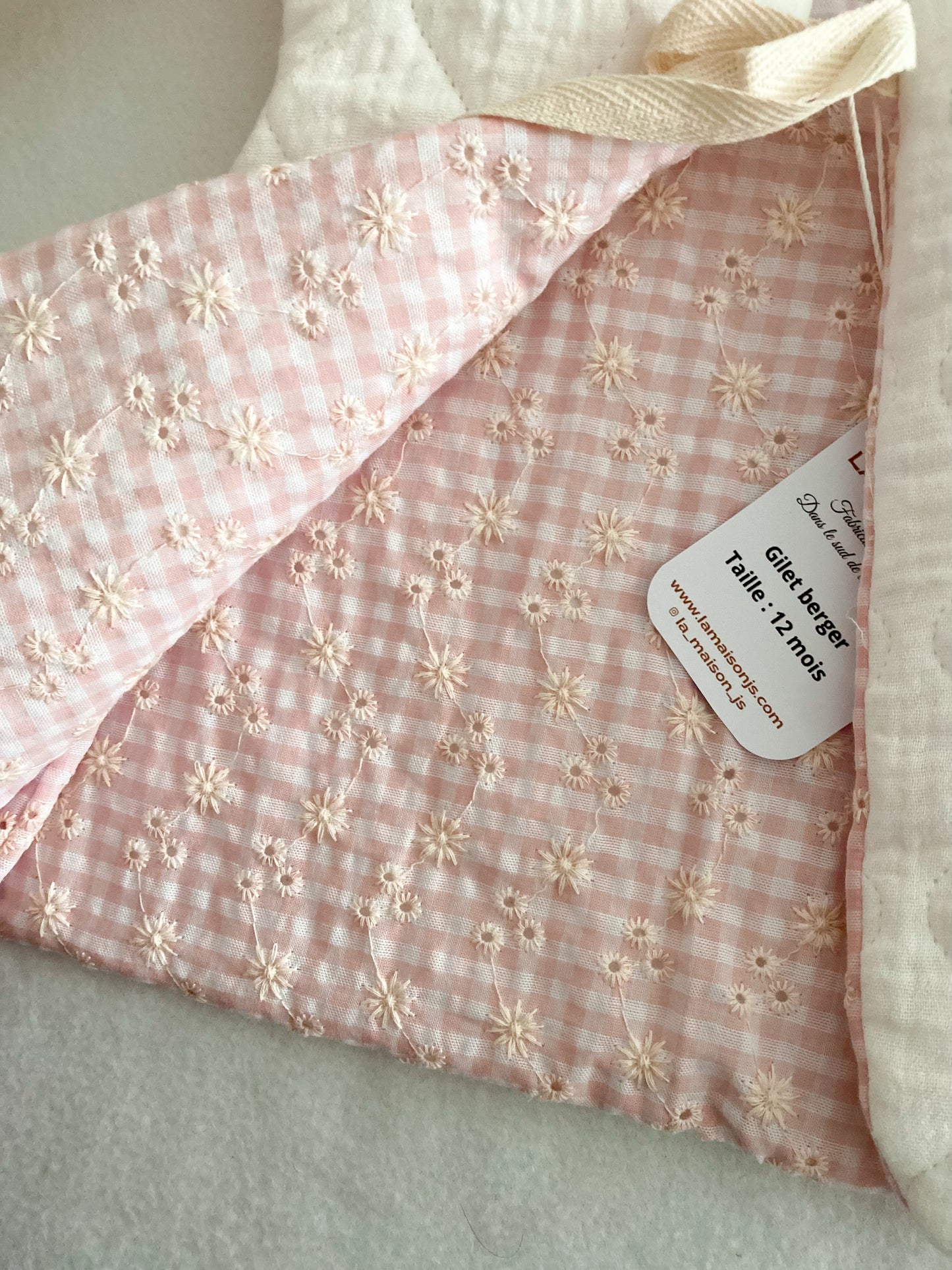 Gilet Berger Enfant – Veste Sans Manches Chaude et Douce - Gilet matelassé