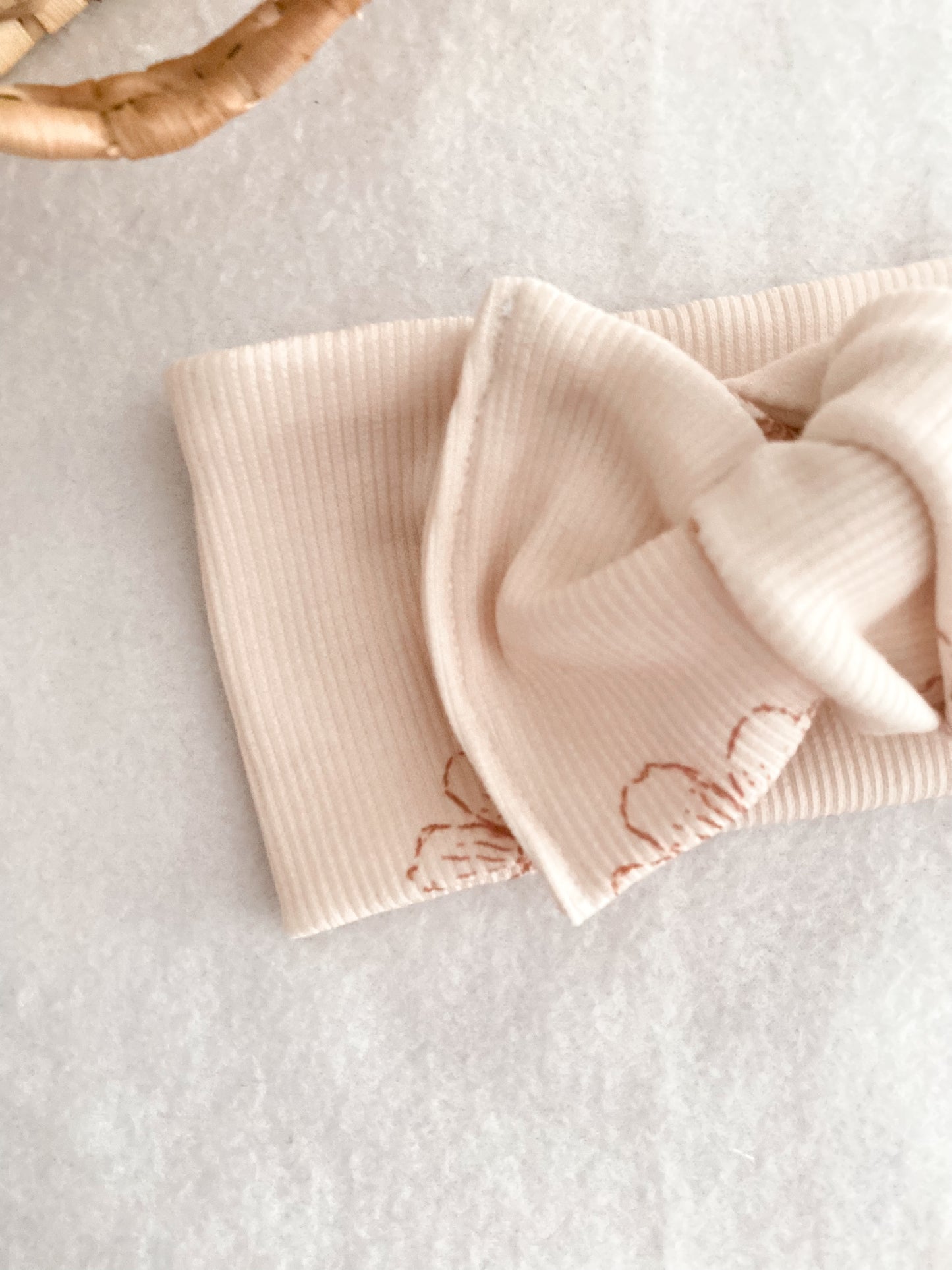 Bandeau Bébé Fille - bandeau Jersey Côtelé Daisy