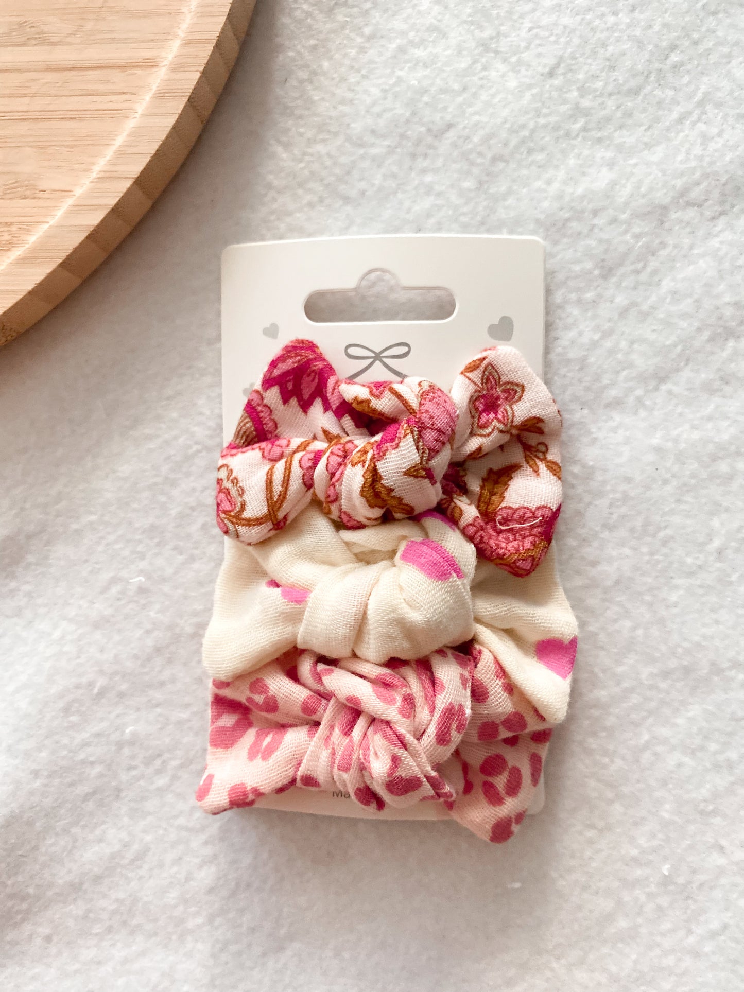 Trio des barrettes Shayana pink