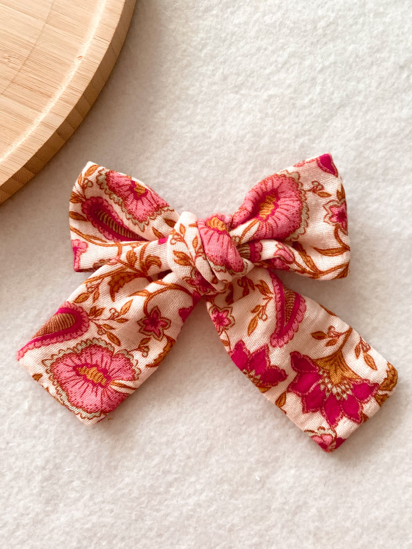 Noeud Shayana pour barrette ou chouchou