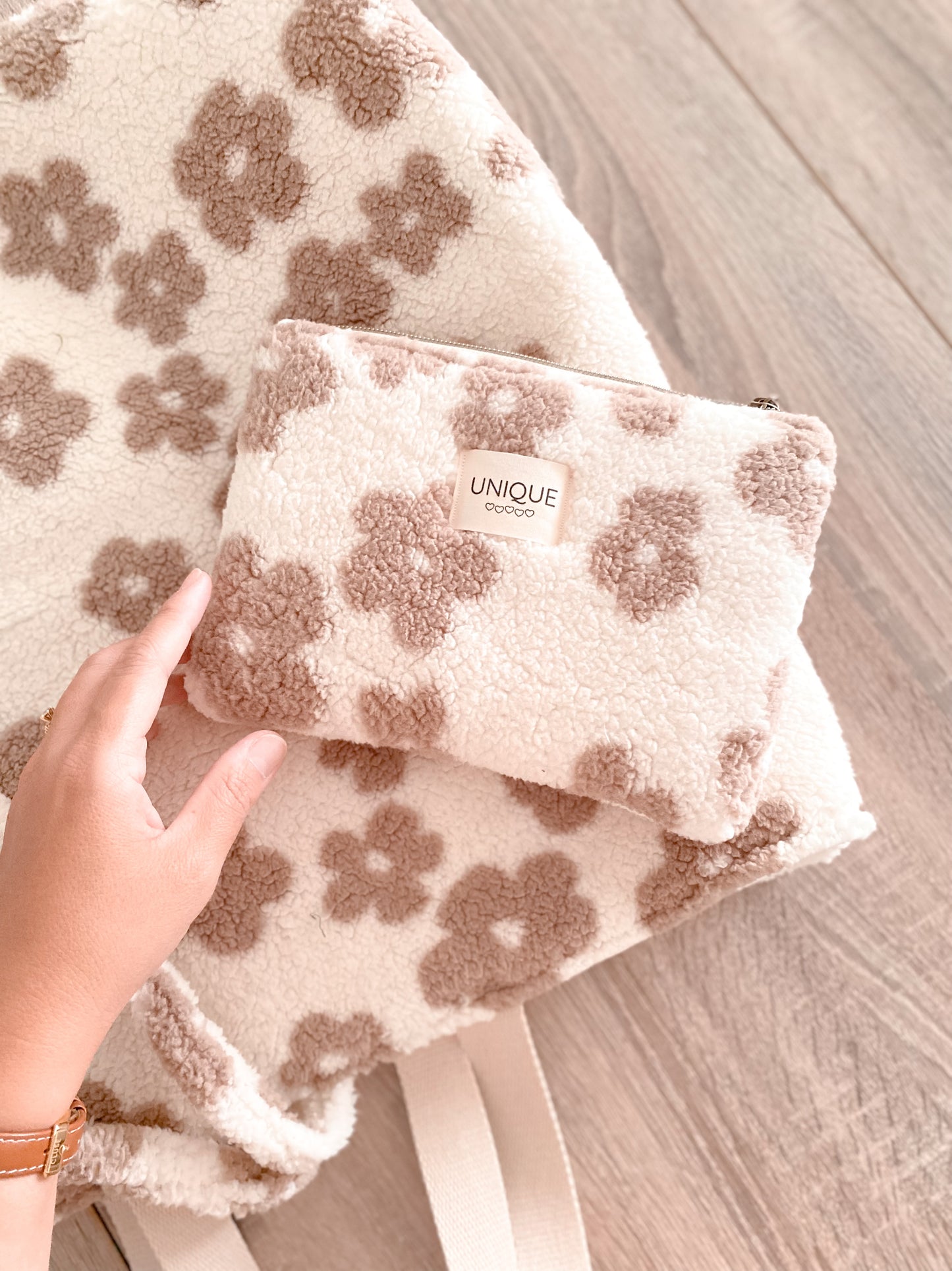 Pochette moumoute personnalisable