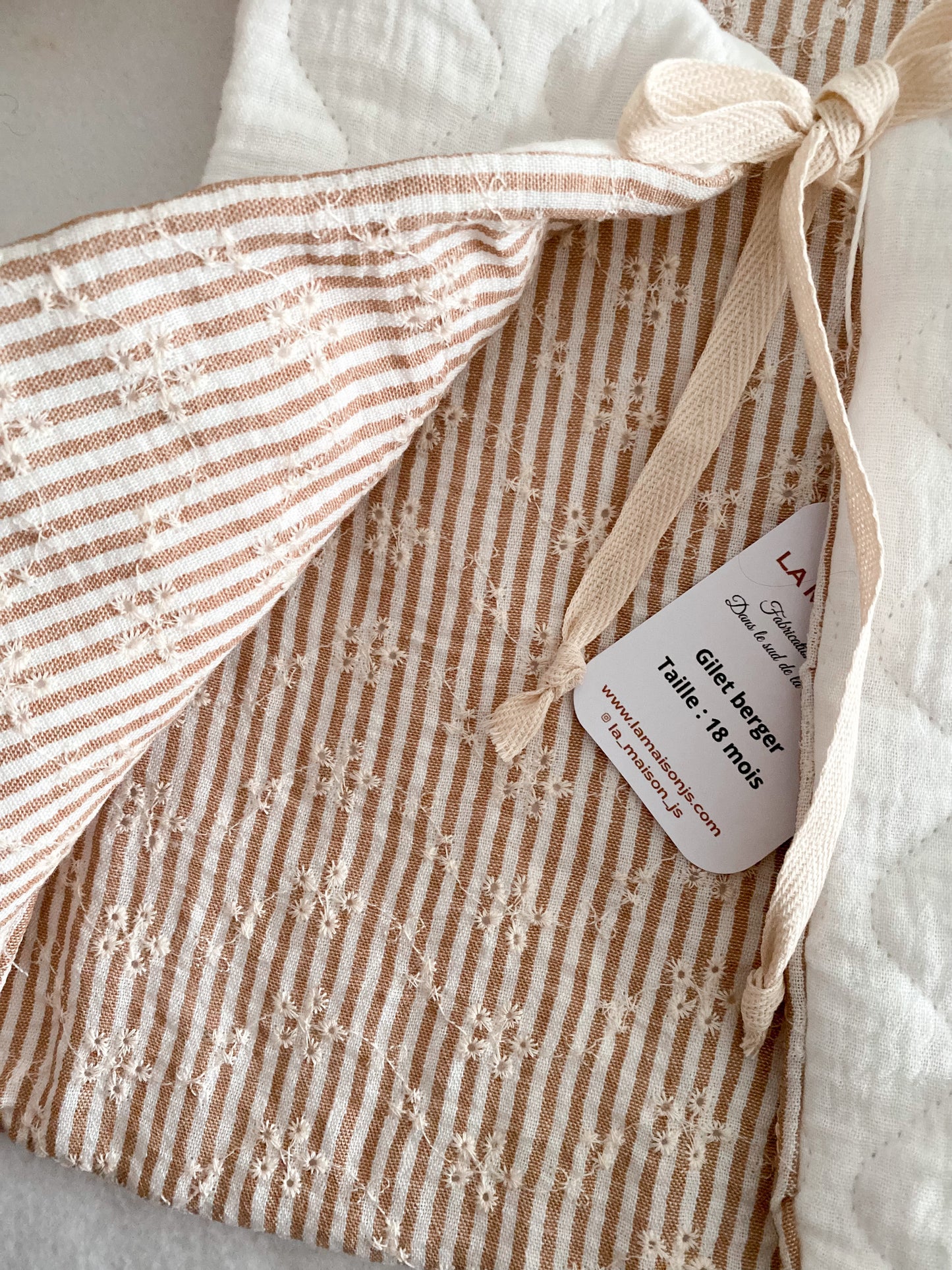 Gilet Berger Enfant – Veste Sans Manches Chaude et Douce - Gilet matelassé