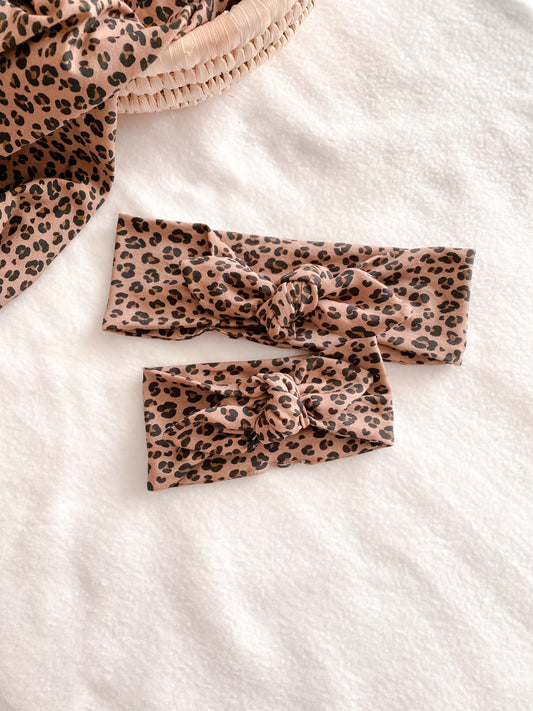 Bandeau cheveux / headband en jersey nid d’abeille