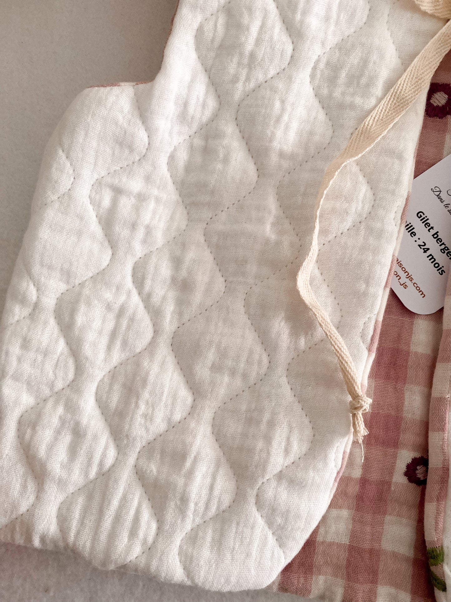 Gilet Berger Enfant – Veste Sans Manches Chaude et Douce - Gilet matelassé