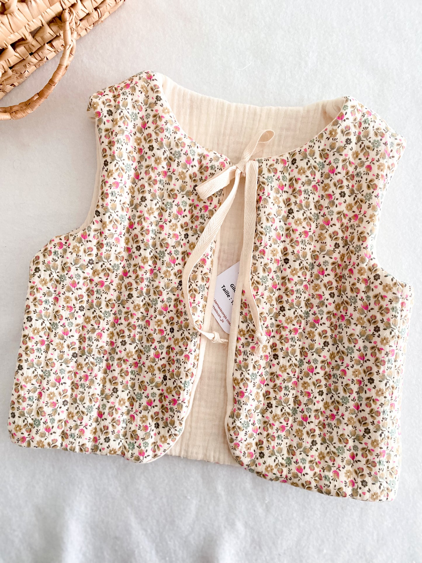 Gilet Berger Enfant – Veste Sans Manches Chaude et Douce - Gilet matelassé