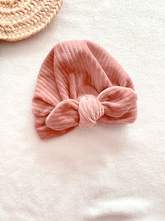 Turban velour Côtélé