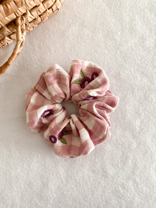 Chouchou Floralie / scrunchie / chouchou cheveux / chouchou fait main