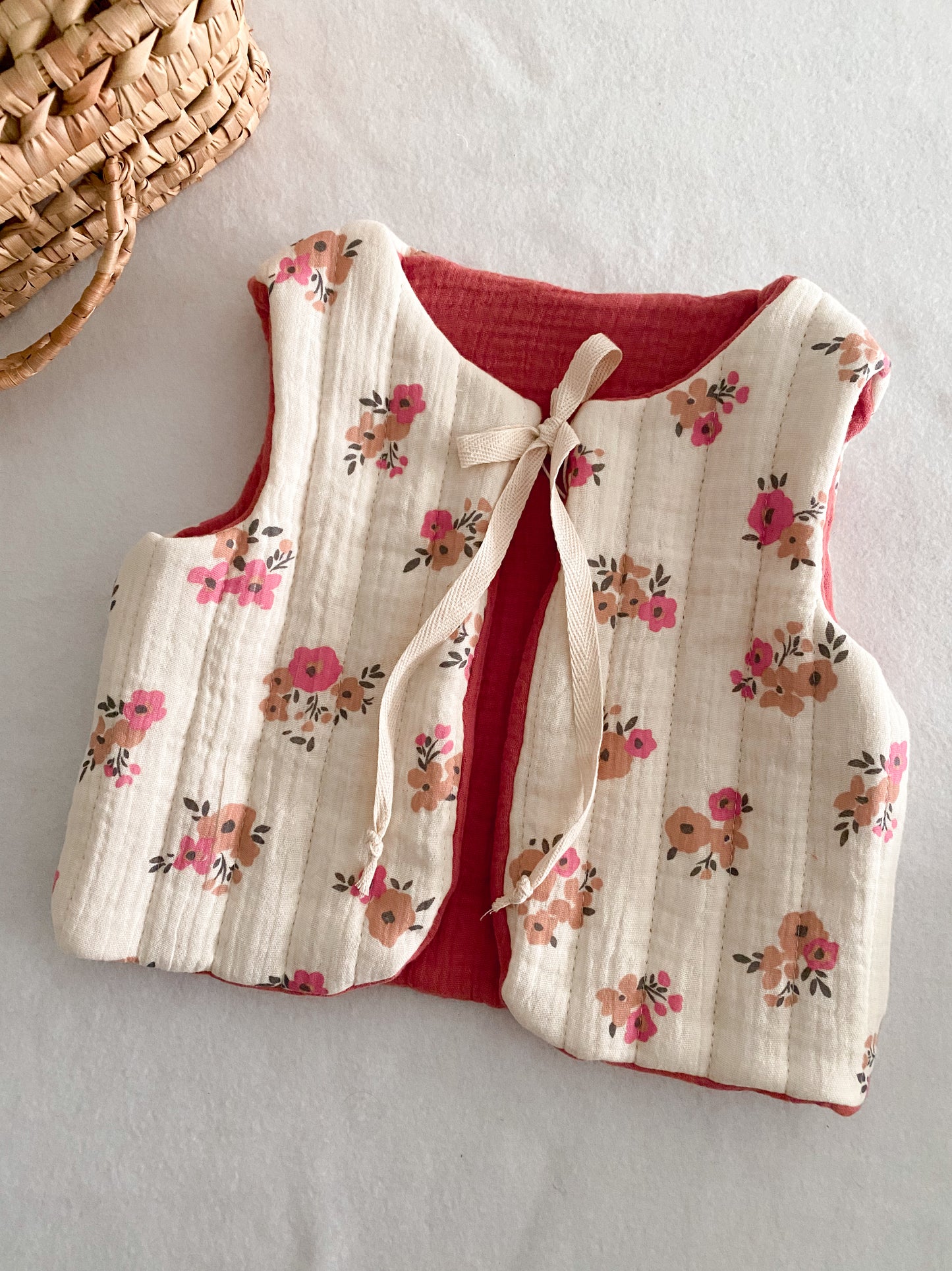 Gilet Berger Enfant – Veste Sans Manches Chaude et Douce - Gilet matelassé