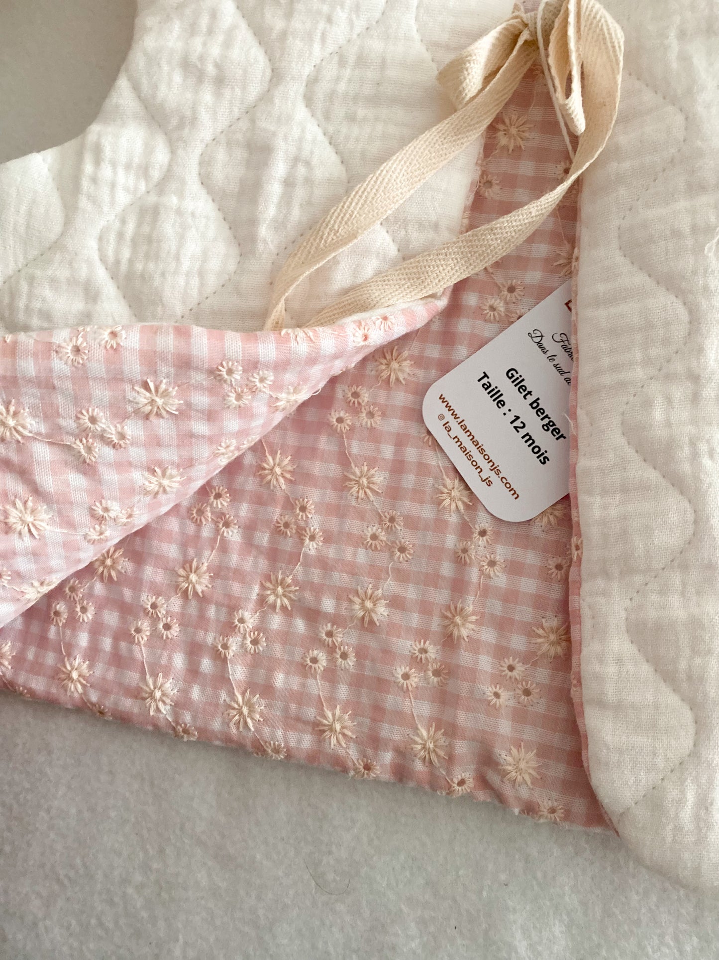 Gilet Berger Enfant – Veste Sans Manches Chaude et Douce - Gilet matelassé