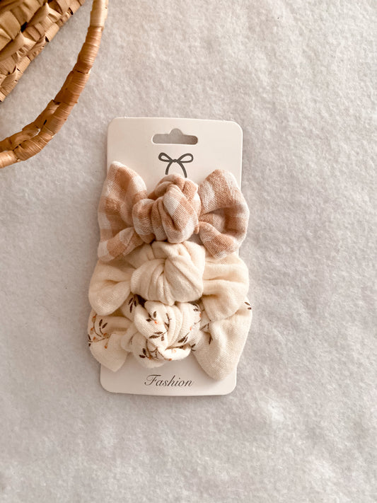 Trio de Barrettes Enfant – Set de 3 Barrettes Assorties - Trio barrette vichy