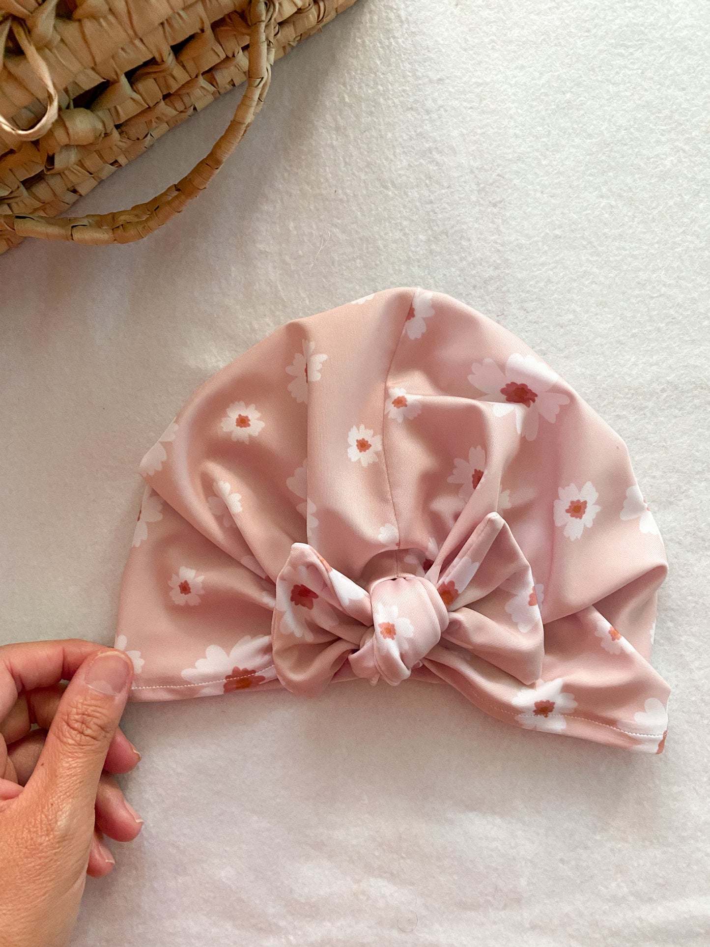 Turban de bain Anti-UV UPF 50+ - turban daisy