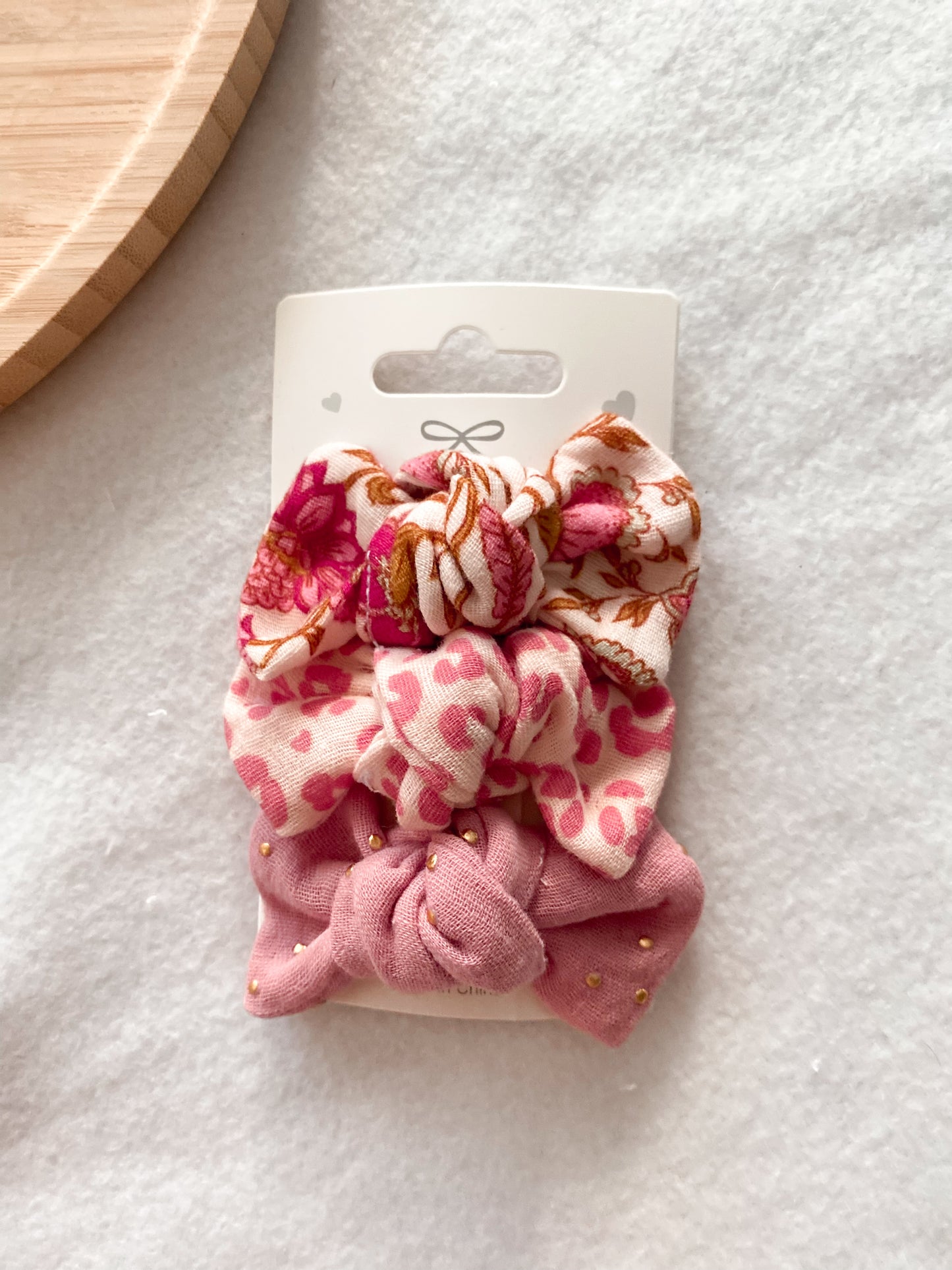 Trio des barrettes graou pink