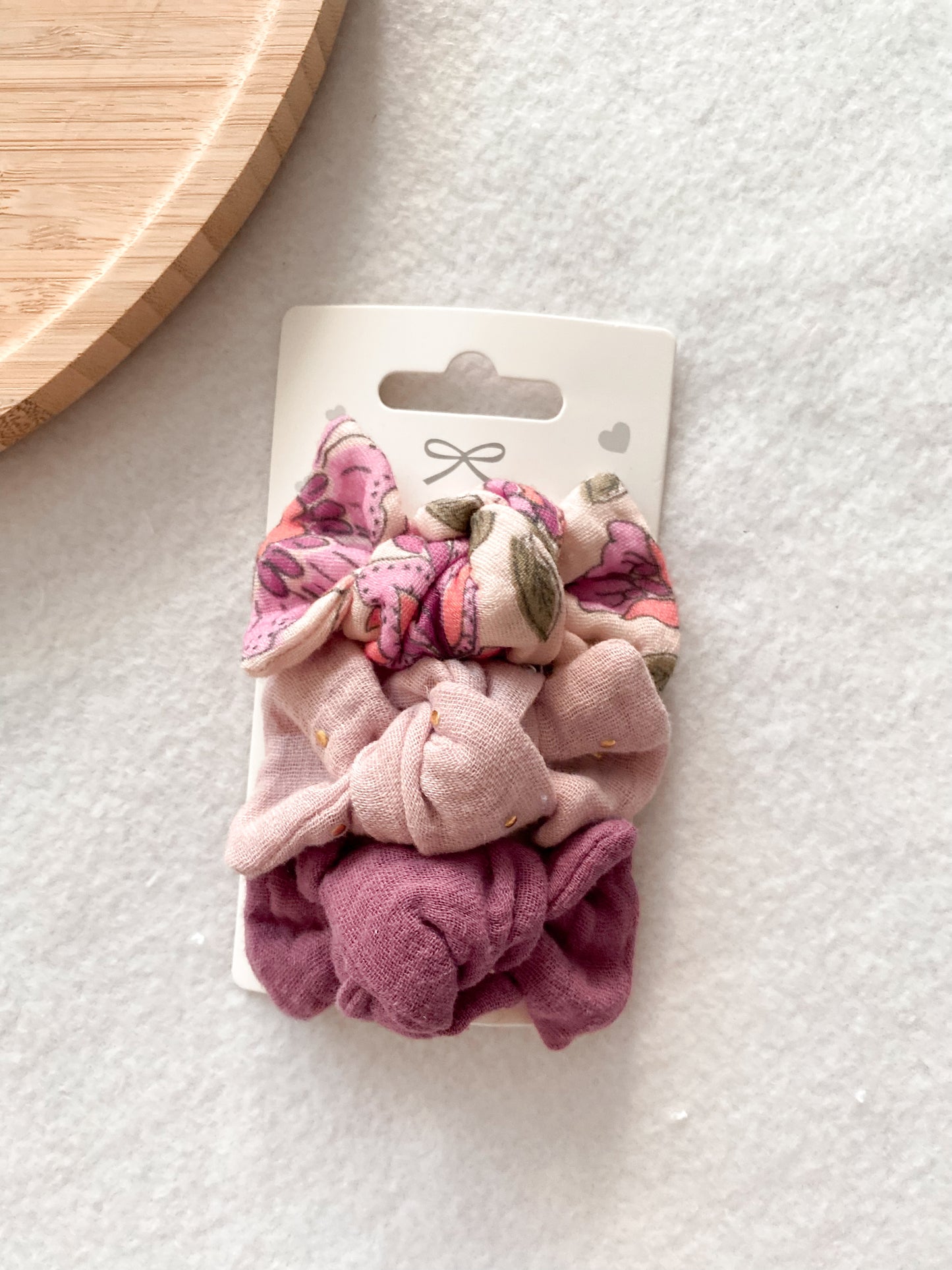 Trio des barrettes violettes