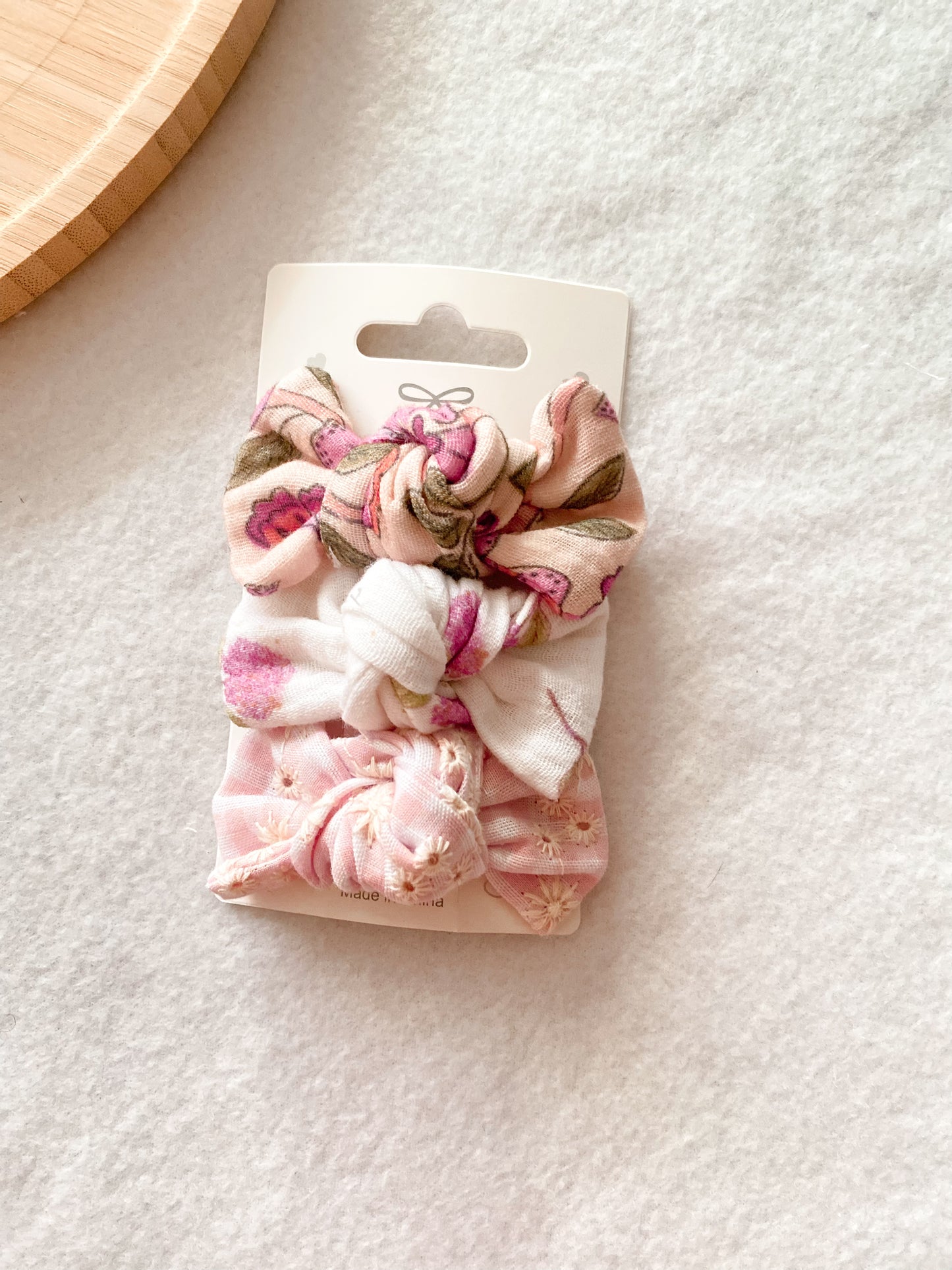 Trio des barrettes violette